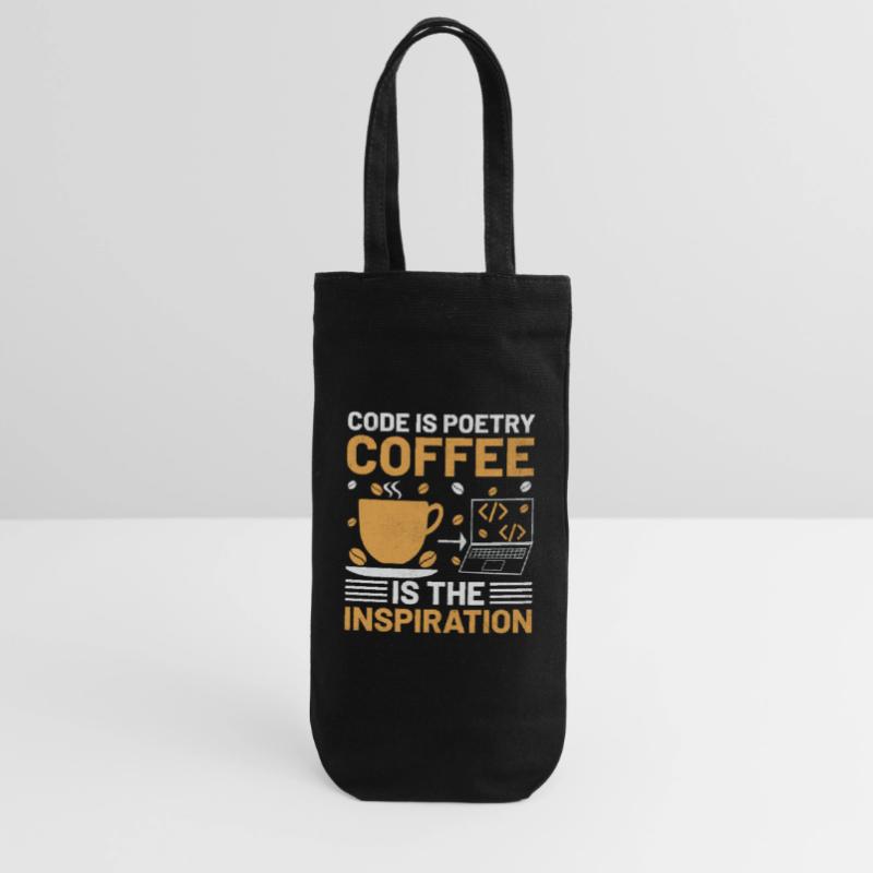 Kaffee-Codierung Programmierer Programmierer Entwickler Nerd Coff Geschenkbeutel für Flaschen