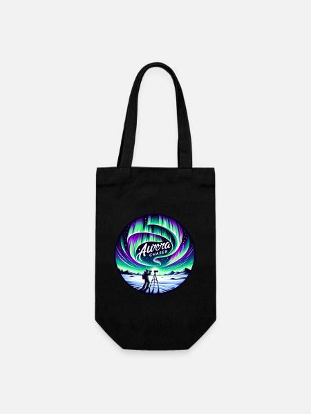 Polarlicht-aurora-verfolger Alaska Wilderness - Geschenkbeutel für Flaschen - Schwarz