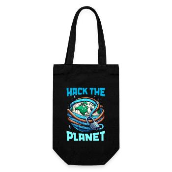 Ethical Hacking Analyst Ethical Cyber Security - Gift Bag for Bottles - black - Front