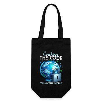 Ethical Hacking Analyst Ethical Cyber Security - Gift Bag for Bottles - black - Front