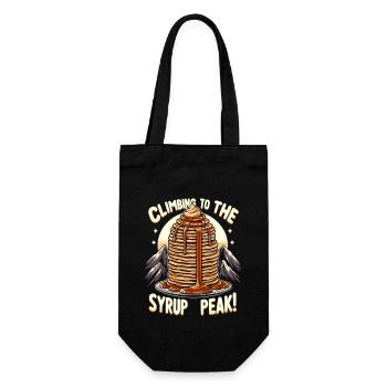 Maple Syrup Canada Tradition and Cones - Gift Bag for Bottles - black - Front