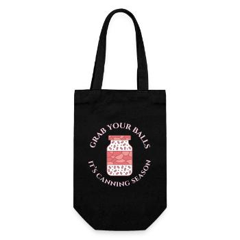 Grab Your Balls It's Canning Season Preserver - Gift Bag for Bottles - black - Front