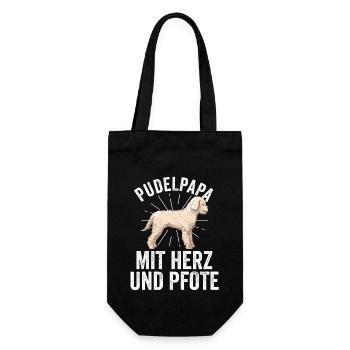 chien chien papa papa caniche papa caniche caniche - Sac à bouteille - noir - Devant