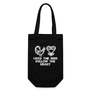 Sankofa Symbol Adinkra Ghana Black - Gift Bag for Bottles - black - Front