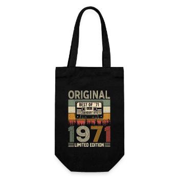 Joie d’anniversaire '71 - Sac à bouteille - noir - Devant