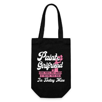 House Painter Decorator Girlfriend - Gift Bag for Bottles - black - Front