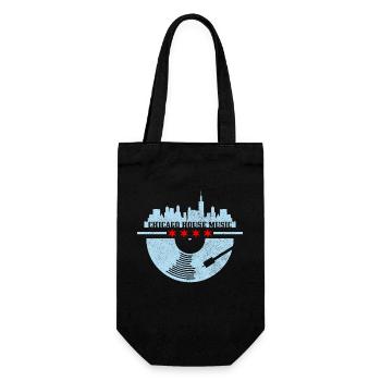 Chicago House Music, Illinois - Gift Bag for Bottles - black - Front