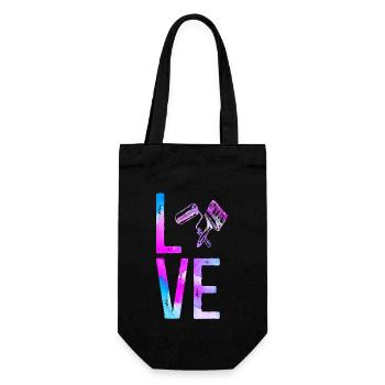 House Painter Decorator Watercolor - Gift Bag for Bottles - black - Front