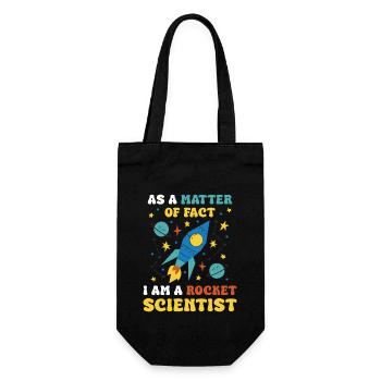 En fait, je suis un spécialiste des fusées - Sac à bouteille - noir - Devant