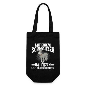 Schnauzer géant Schnauzer chien - Sac à bouteille - noir - Devant