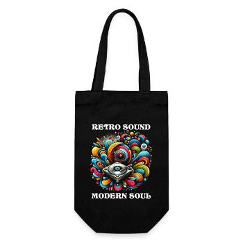 Vinyl Records Lp Collectors Record Lovers - Gift Bag for Bottles - black - Front
