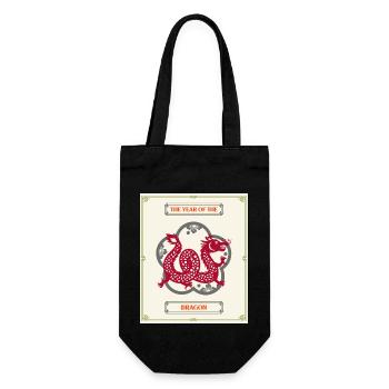 L’année du dragon 2024 - Sac à bouteille - noir - Devant
