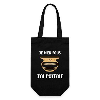 Poterie - Sac à bouteille - noir - Devant