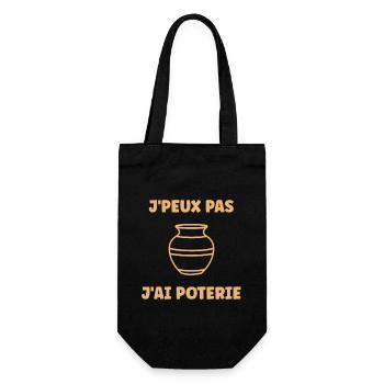 Poterie - Sac à bouteille - noir - Devant