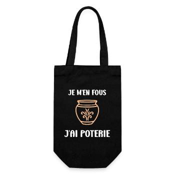 Poterie - Sac à bouteille - noir - Devant
