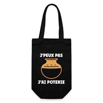 Poterie - Sac à bouteille - noir - Devant