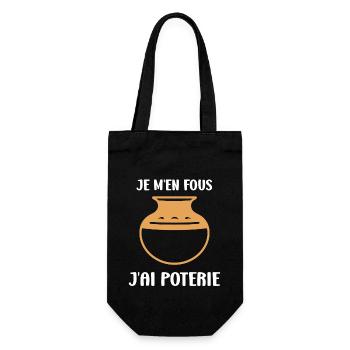 Poterie - Sac à bouteille - noir - Devant