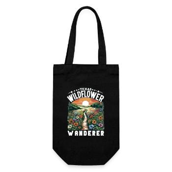 Texas Wildflowers Season Fields Flowers Texas - Gift Bag for Bottles - black - Front