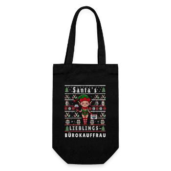 Noël moche L’EMPLOYÉ DE BUREAU PRÉFÉRÉ DU PÈRE NOËL - Sac à bouteille - noir - Devant
