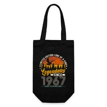 Geboren Legenden 1967 - Geschenkbeutel für Flaschen - Schwarz - Vorne