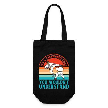 It's a Taekwondo thing you wouldn't understand - Gift Bag for Bottles - black - Front