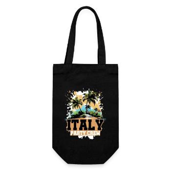Vacances de l’équipage de fête en Italie - Sac à bouteille - noir - Devant
