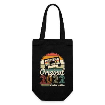 Vintage 2022 Best of 2022 - 3 Year Old Birthday - Gift Bag for Bottles - black - Front