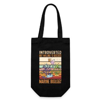Marine Biology Ocean Marine Biologist - Gift Bag for Bottles - black - Front