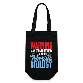 Biologie marine Biologiste marin océanique - Sac à bouteille - noir - Devant