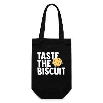 Taste The Biscuit Taste The Goodness - Gift Bag for Bottles - black - Front