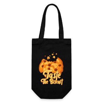 Taste The Biscuit Taste The Goodness - Gift Bag for Bottles - black - Front