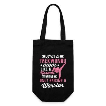 Je suis une maman taekwondo - Sac à bouteille - noir - Devant