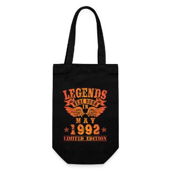 Les légendes sont nées en mai 1992 - Sac à bouteille - noir - Devant