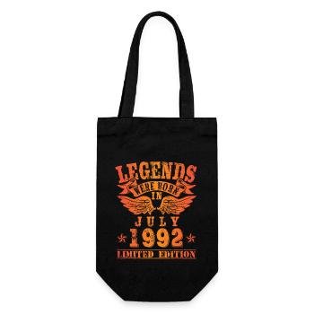 Les légendes sont nées en juillet 1992 - Sac à bouteille - noir - Devant
