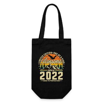 Design unique original du millésime 2022 - Sac à bouteille - noir - Devant