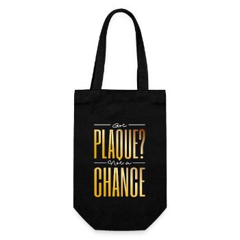 J’ai une plaque pas une chance dentiste dentiste dentisterie dentaire - Sac à bouteille - noir - Devant