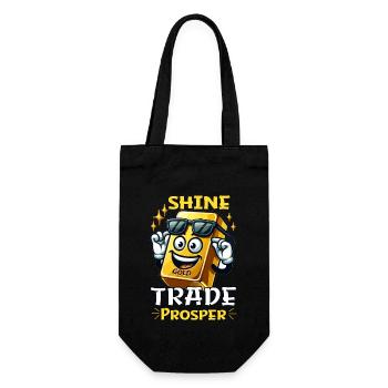 Gold Trader Forex Trader XAUUSD Trader - Geschenkbeutel für Flaschen - Schwarz - Vorne