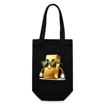 Gold Trader Forex Trader XAUUSD Trader - Geschenkbeutel für Flaschen - Schwarz - Vorne