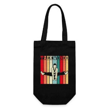 Taekwondo Vintage - Sac à bouteille - noir - Devant
