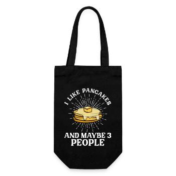 Amoureux des crêpes Les enfants J’aime les crêpes - Sac à bouteille - noir - Devant