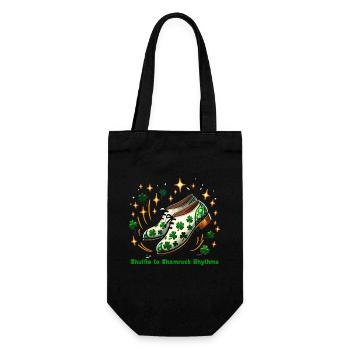 Irish Dancing Ireland Outfit Irish Music - Gift Bag for Bottles - black - Front