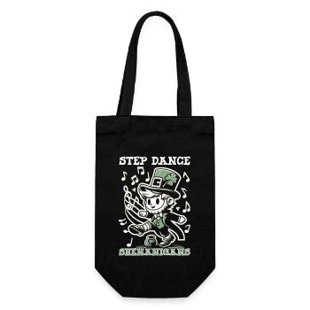 Irish Dancing Ireland Outfit Irish Music - Gift Bag for Bottles - black - Front