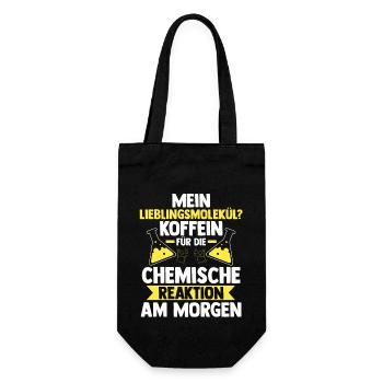 Coffee Chemist Science Physics Chemistry - Gift Bag for Bottles - black - Front