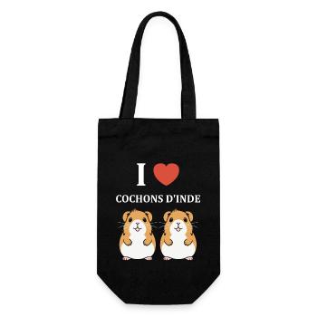 Humour cochon d'ine - Sac à bouteille - noir - Devant