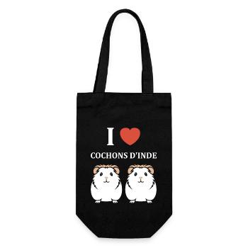 Humour cochon d'ine - Sac à bouteille - noir - Devant