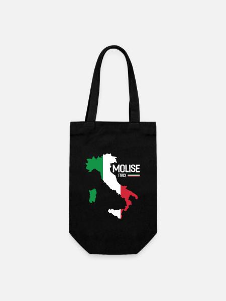 Molise Italy Map Regions Italy - Gift Bag for Bottles - black
