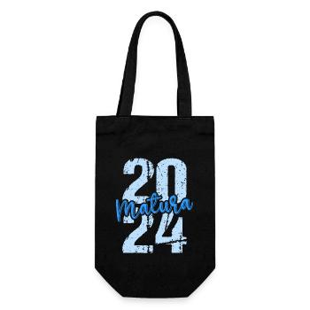 Matura Young Girls Women and Men Matura 2024 - Gift Bag for Bottles - black - Front