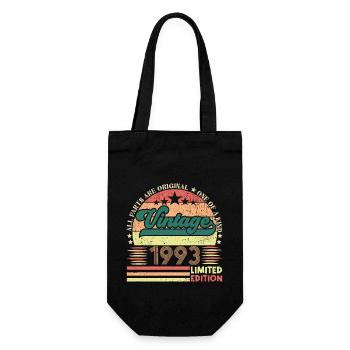 Cadeau d’anniversaire Retro 1993. Vintage 1993. - Sac à bouteille - noir - Devant