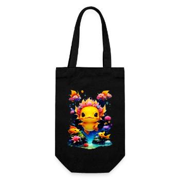 axolotl - Sac à bouteille - noir - Devant