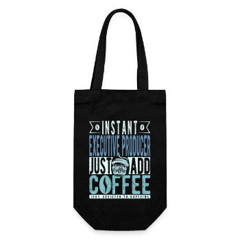 Instant Executive Producer Just Add Coffee - Gift Bag for Bottles - black - Front